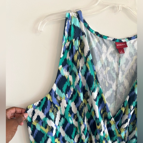 Blue/Green Maxi Sundress - Picture 11 of 13